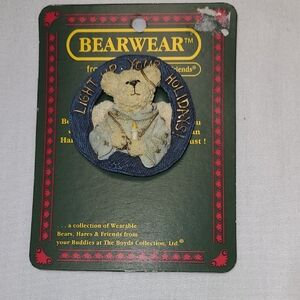 Boyds Bears Starla Angel Hope Bearwear Pin Brooch "LIGHT UP YOUR HOLIDAYS"